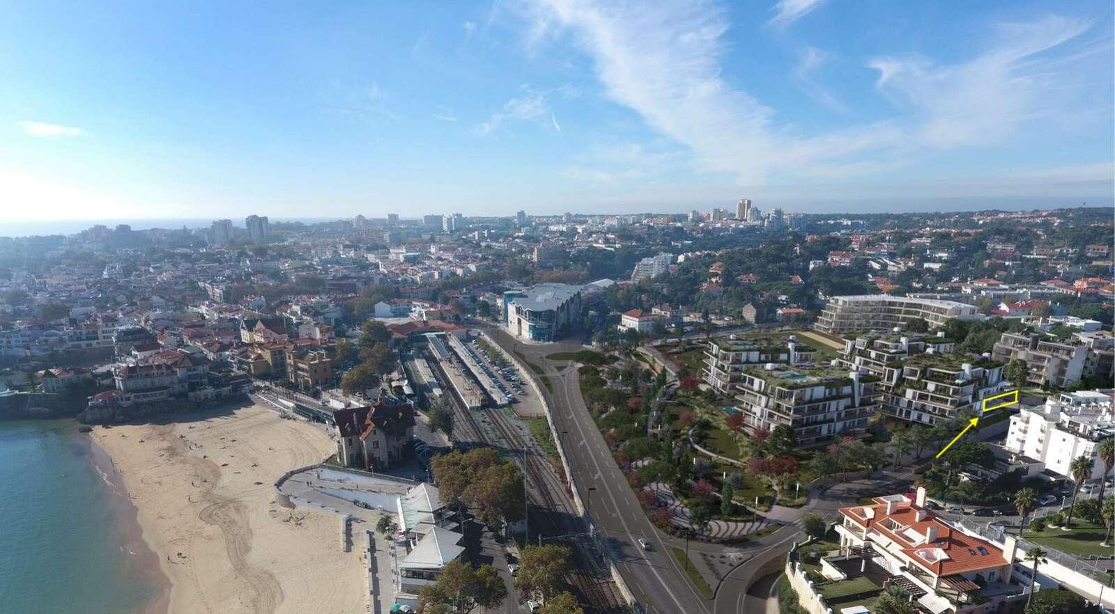 1-Bedroom Apartment with 124 sqm and Terraces in Luxury Gated Community – Cascais Bay